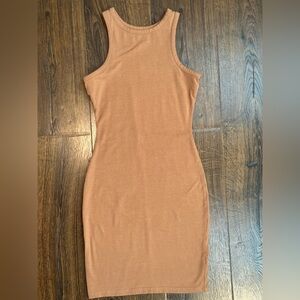 wild fable Sleeveless Bodycon Dress in Camel/Tan